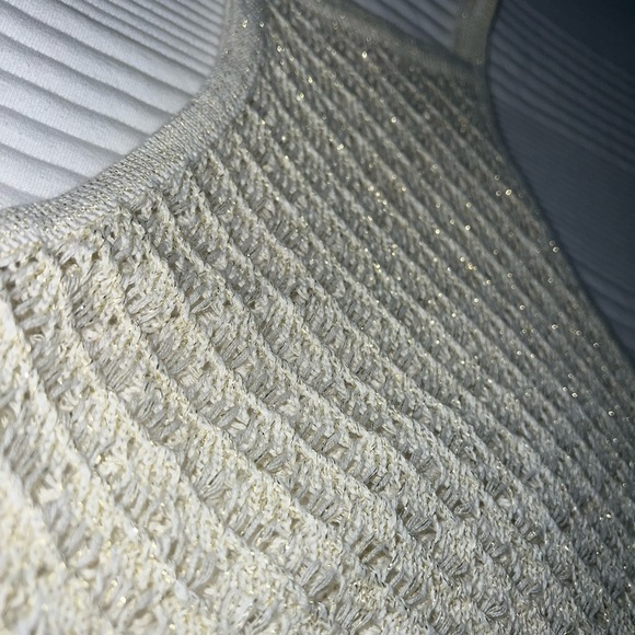 Offshore Midi Skirt & Crop Tank in White & Gold - Picture 11 of 16